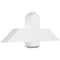 Ekena Millwork Eugene Architectural Grade PVC Gable Bracket, 36"W x 13 1/2"H x 4"D x 6"F, 9/12 Pitch GBP036X14X0406EUG00 - alternate 1